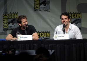 Zack Snyder y Henry Cavill durante el pasado "Comic-Con"